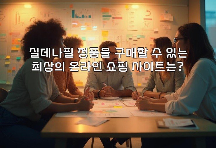 실데나필 정품을 구매할 수 있는 최상의 온라인 쇼핑 사이트는?