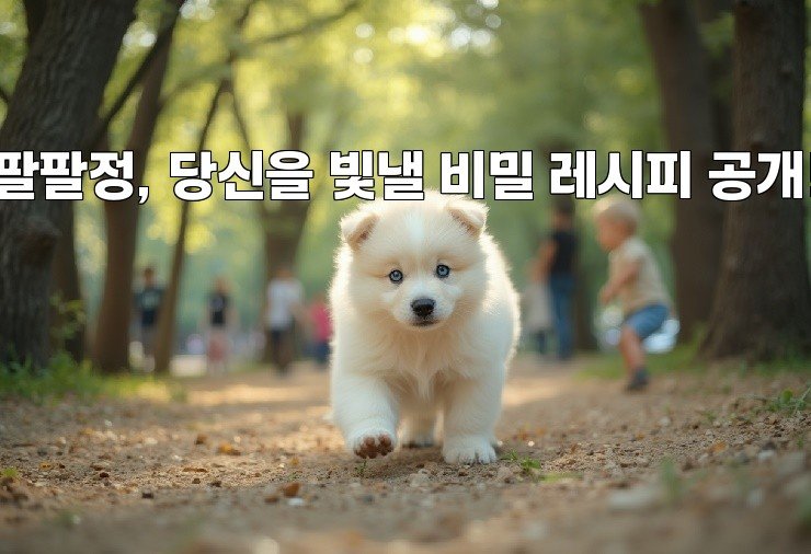 팔팔정, 당신을 빛낼 비밀 레시피 공개!